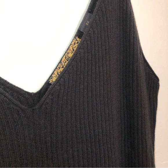 Ashley Stewart Black Ribbed Tank Top, size 4X - Picture 2 of 6